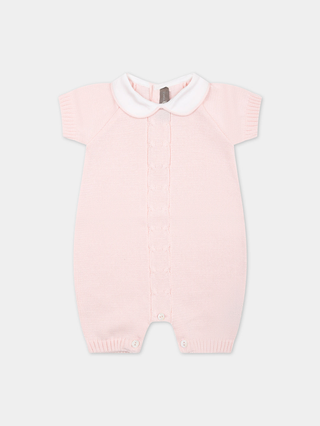 Pink romper for baby girl